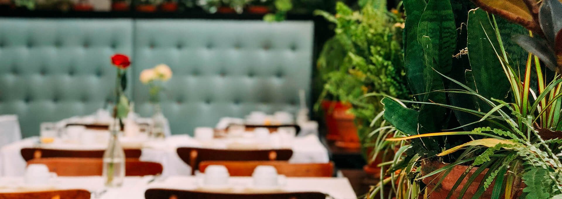 table with food
